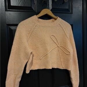Soft Knit Women's Sweater - Peach